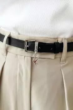 Ремень кожаный с подвеской в виде птицы Roller Beautiful Birds