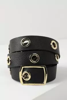 Ремень кожаный с заклепками Beautiful Birds