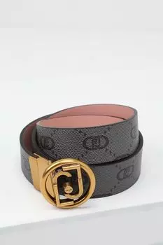 Ремень с принтом из монограмм бренда Liu Jo