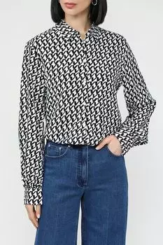 Рубашка атласная с графическим принтом Gerry Weber