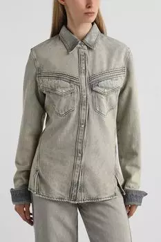 Рубашка джинсовая приталенная BOSS