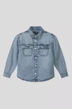 Рубашка джинсовая с эффектом потертости OVS