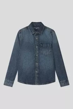 Рубашка джинсовая с эффектом потертости Republic of Denim