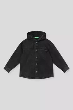 Рубашка джинсовая с капюшоном Benetton