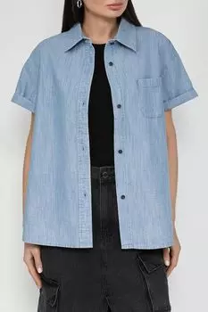 Рубашка джинсовая с карманам EMPORIO ARMANI