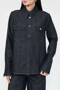 Рубашка джинсовая с карманами BOSS