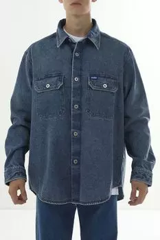 Рубашка джинсовая с карманами HUGO BLUE