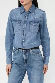 Рубашка джинсовая с карманами Piombo