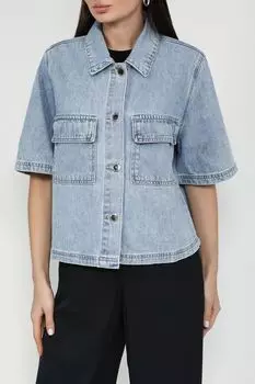 Рубашка джинсовая с карманами SABRINA SCALA