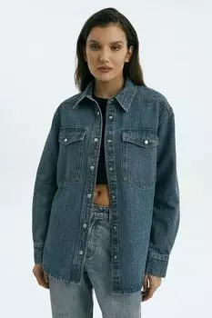 Рубашка джинсовая с карманами Urban Tiger