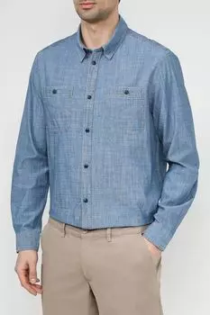 Рубашка джинсовая с карманом Piombo