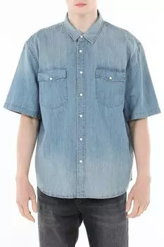 Рубашка джинсовая с коротким рукавом GRAND & HILLS