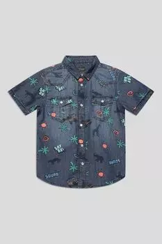 Рубашка джинсовая с принтом OVS