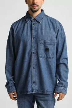 Рубашка джинсовая свободного кроя BOSS