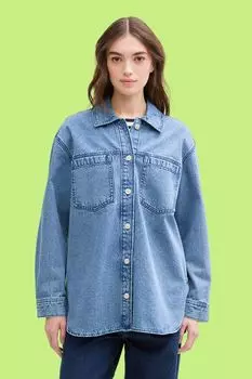 Рубашка джинсовая свободного кроя TOM TAILOR