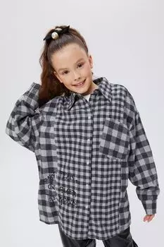 Рубашка фланелевая в клетку свободного кроя Bell Bimbo