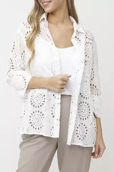 Рубашка хлопковая ажурная FABRETTI