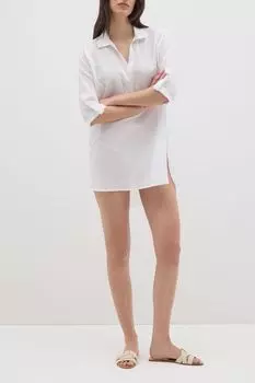 Рубашка хлопковая c v-вырезом OVS