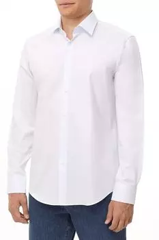 Рубашка хлопковая прямого кроя BOSS