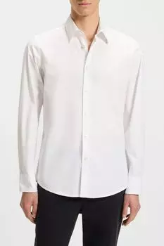 Рубашка хлопковая прямого кроя BOSS