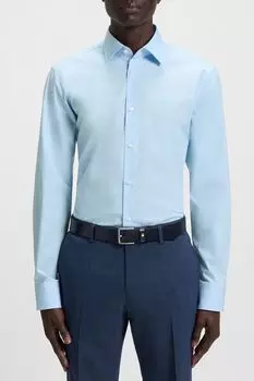 Рубашка хлопковая прямого кроя BOSS