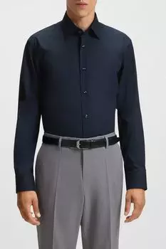 Рубашка хлопковая прямого кроя BOSS