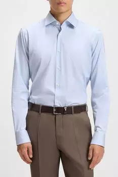 Рубашка хлопковая прямого кроя BOSS