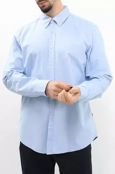 Рубашка хлопковая прямого кроя BOSS