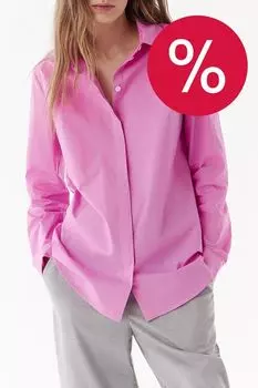 Рубашка хлопковая прямого кроя Fashion Rebels