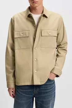 Рубашка хлопковая прямого кроя HUGO