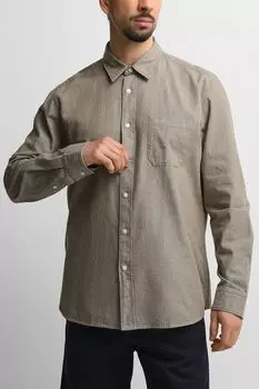 Рубашка хлопковая прямого кроя HUGO