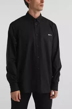 Рубашка хлопковая прямого кроя Karl Lagerfeld Jeans