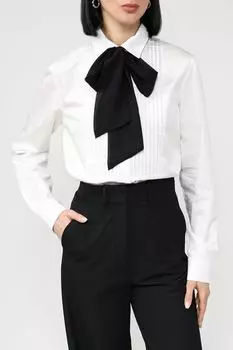 Рубашка хлопковая с бантом SABRINA SCALA