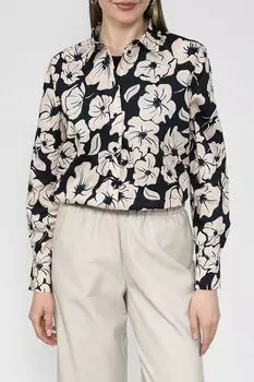Рубашка хлопковая с цветочным принтом Gerry Weber