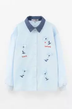 Рубашка хлопковая с декором Bell Bimbo