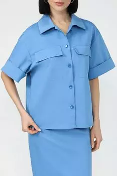 Рубашка хлопковая с фальш карманами SABRINA SCALA