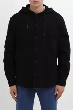 Рубашка хлопковая с капюшоном и карманами Antony Morato