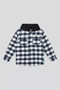 Рубашка хлопковая с капюшоном OVS