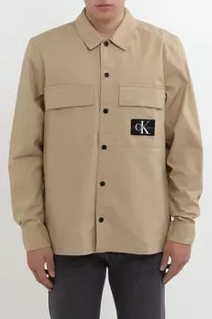Рубашка хлопковая с карманами Calvin Klein Jeans