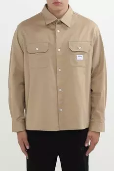 Рубашка хлопковая с карманами HUGO