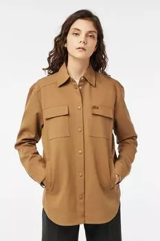 Рубашка хлопковая с карманами Lacoste