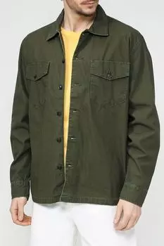 Рубашка хлопковая с карманами Piombo