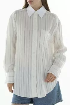 Рубашка хлопковая с карманом BOSS