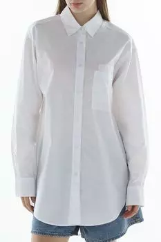 Рубашка хлопковая с карманом BOSS