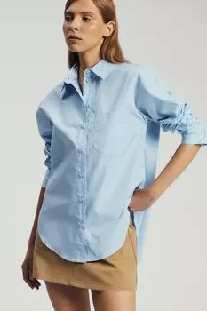 Рубашка хлопковая с карманом Nume