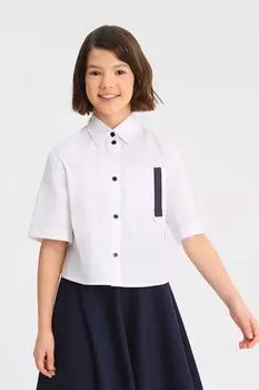 Рубашка хлопковая с карманом SMENA