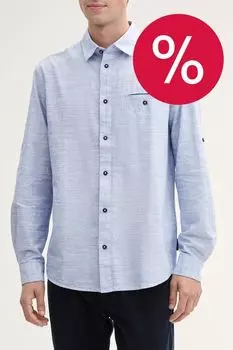 Рубашка хлопковая с карманом TOM TAILOR