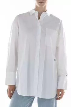 Рубашка хлопковая с карманом Tommy Hilfiger