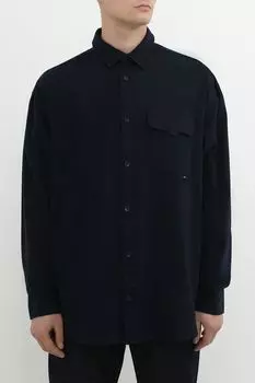 Рубашка хлопковая с карманом Tommy Jeans