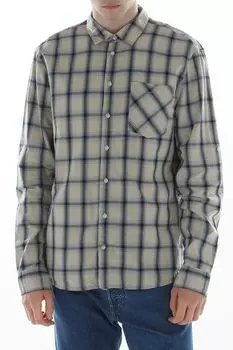 Рубашка хлопковая с карманом в клетку Blend